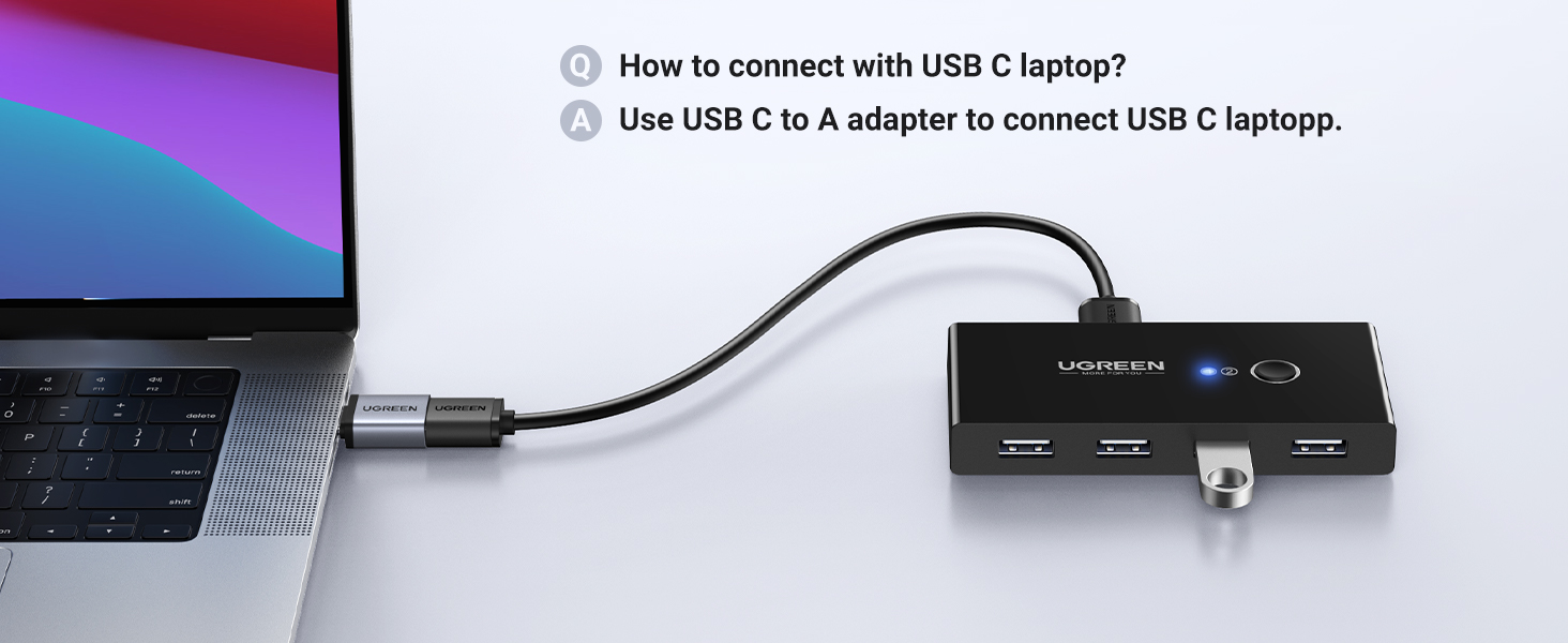 UGREEN 30767 USB 2.0 Switch 2 In 4 Output USB KVM Switch Buy UGREEN 30767 USB 2.0 Switch 2 In 4 Output USB KVM Switch Online in Pakistan - UGREEN PK