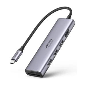 UGREEN 60383 6-in-1 USB C Hub 4K@60Hz Multiport Adapter 01