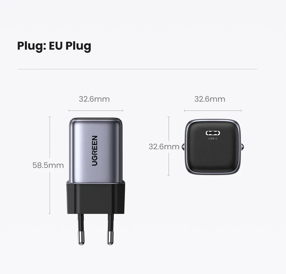 UGREEN Nexode 30W USB C Fast Charger 90666 