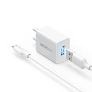 UGREEN 45306 5W 5V1A USB Wall Charger (White) US Plug