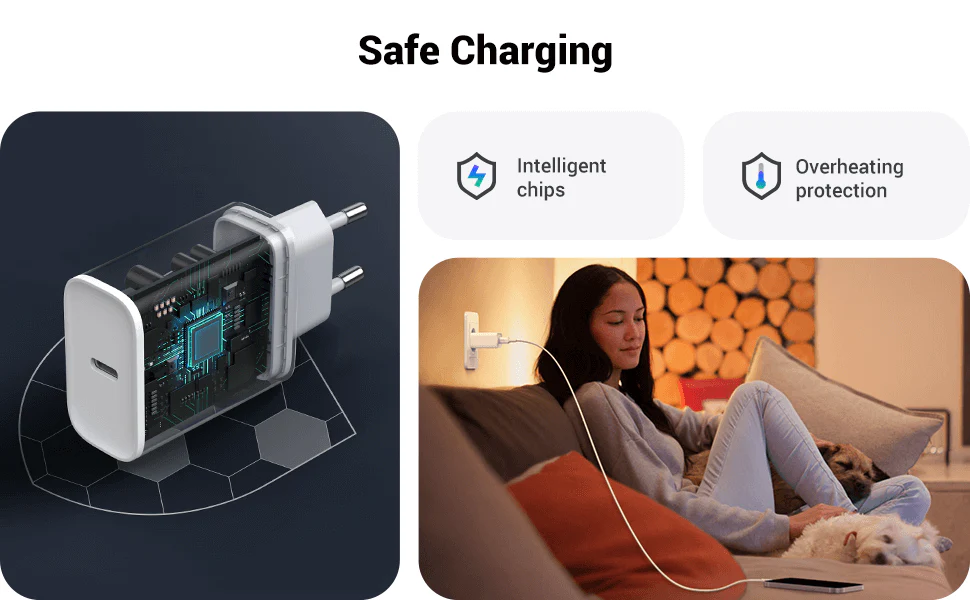 UGREEN 60450 20W USB C Charger PD 3.0 Fast Charger (White) EU Plug Buy UGREEN 60450 20W USB C Charger PD 3.0 Fast Charger (White) EU Plug Online in Pakistan - UGREEN PK