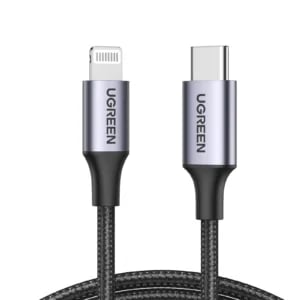UGREEN 60759 USB C to Lightning Cable (1 Meter) MFi Certification