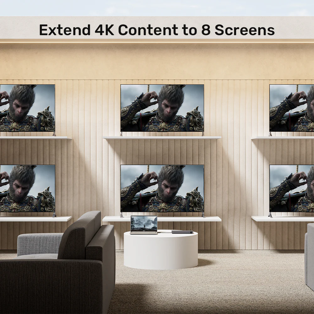 Buy UNITEK 4K HDMI Splitter 1-in-8 Out 4K@30Hz Compatible HDMI 1.4 Online in Pakistan - UGREEN PK