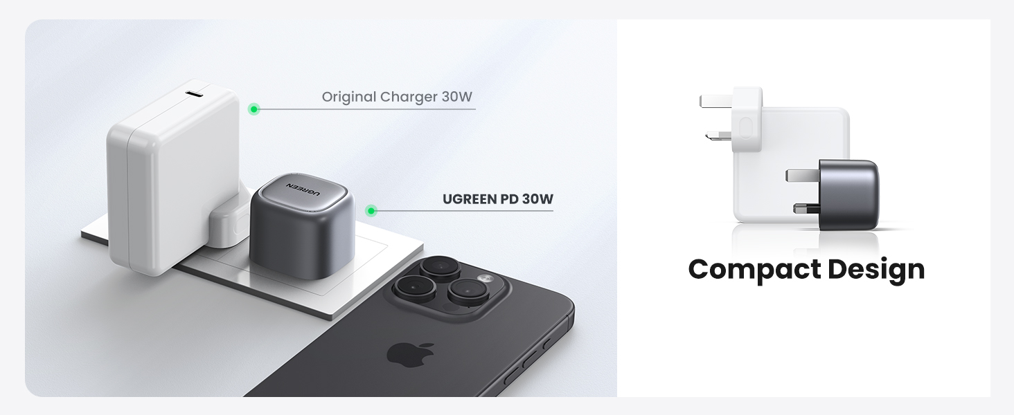 UGREEN 90878 30W USB-C Charger Nexode (UK Plug) Foldable PD 3.0 Fast Charging for iPhone 16/15/14/13 Buy UGREEN 90878 30W USB-C Charger Nexode (UK Plug) Foldable PD 3.0 Fast Charging for iPhone 16/15/14/13 Online in Pakistan - UGREEN PK