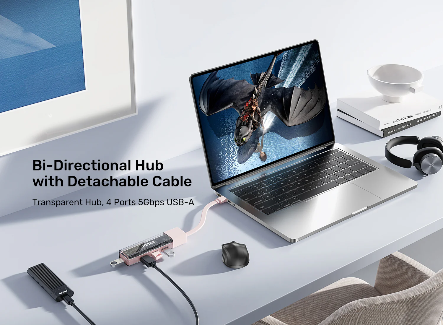 UNITEK 4-Port USB-A Bi-Directional Hub with Detachable Cable Buy UNITEK 4-Port USB-A Bi-Directional Hub with Detachable Cable Online in Pakistan - UGREEN PK