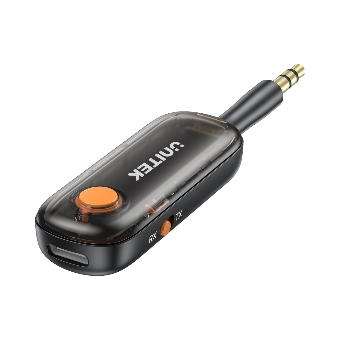 Buy UNITEK 2-in-1 Bluetooth 5.3 Transmitter & Receiver Low Latency, Dual-Device Pairing Online in Pakistan - UGREEN PK