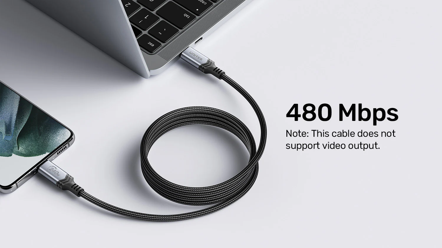 UNITEK 240W USB-C to USB-C PD 3.1 Fast Charging Cable (2 Meter) Nylon Braided Buy UNITEK 240W USB-C to USB-C PD 3.1 Fast Charging Cable (2 Meter) Nylon Braided Online in Pakistan - UGREEN PK