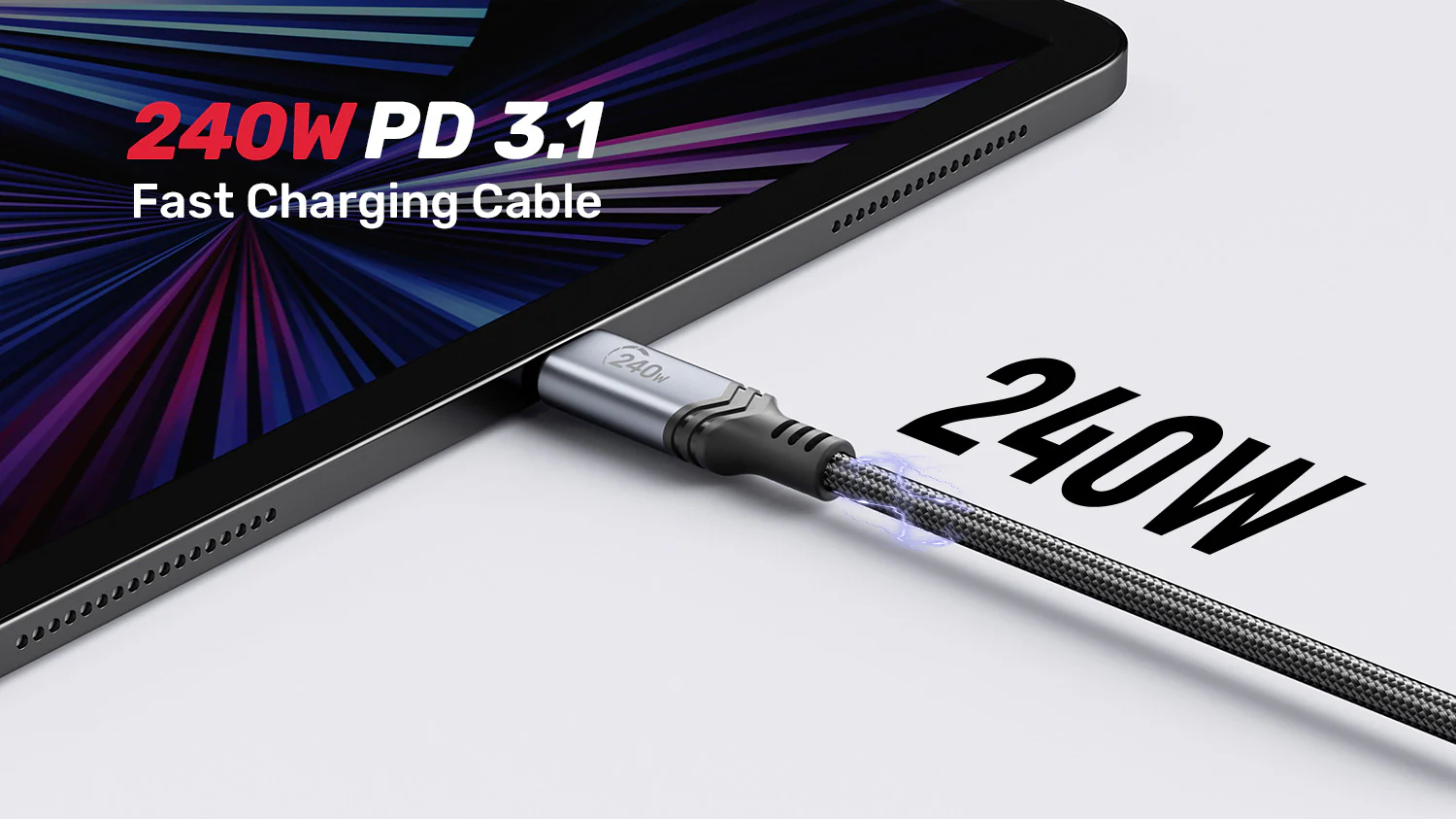 UNITEK 240W USB-C to USB-C PD 3.1 Fast Charging Cable (2 Meter) Nylon Braided Buy UNITEK 240W USB-C to USB-C PD 3.1 Fast Charging Cable (2 Meter) Nylon Braided Online in Pakistan - UGREEN PK