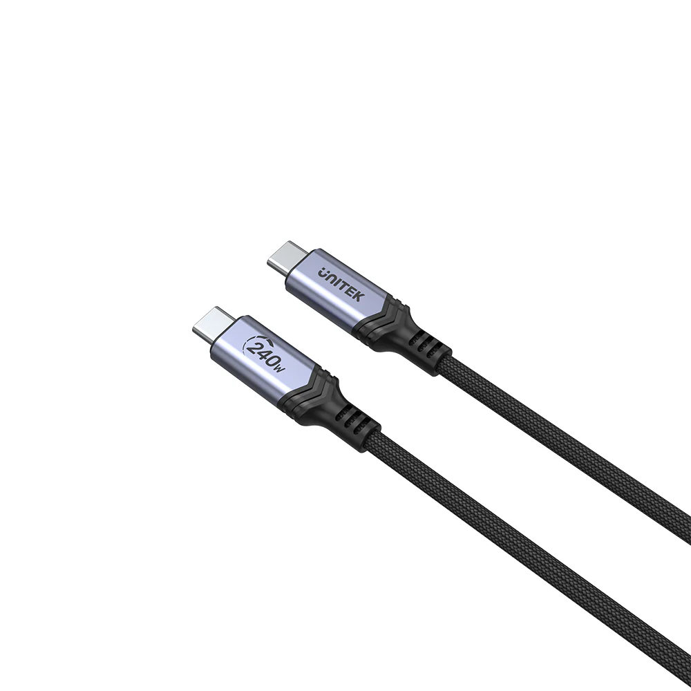 Buy UNITEK 240W USB-C to USB-C PD 3.1 Fast Charging Cable (2 Meter) Nylon Braided Online in Pakistan - UGREEN PK