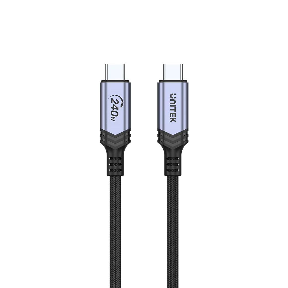 Buy UNITEK 240W USB-C to USB-C PD 3.1 Fast Charging Cable (2 Meter) Nylon Braided Online in Pakistan - UGREEN PK