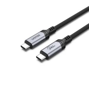 UNITEK C14110GY-2M 240W USB-C to USB-C PD 3.1 Fast Charging Cable