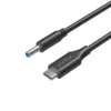 UNITEK C14117BK-1.8M USB-C to DC HP Blue Pin Charging Cable