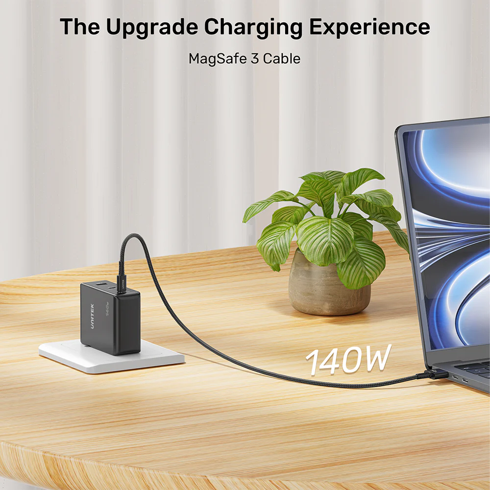 Buy UNITEK USB-C to Magnetic 3 Braided Charging Cable (2 Meter) 140W PD Fast Charging Online in Pakistan - UGREEN PK