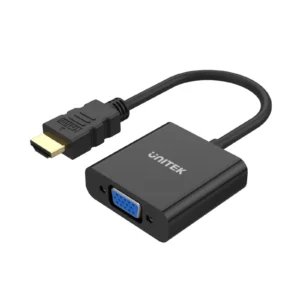 UNITEK Y-6333 HDMI to VGA Adapter with 3.5mm Audio