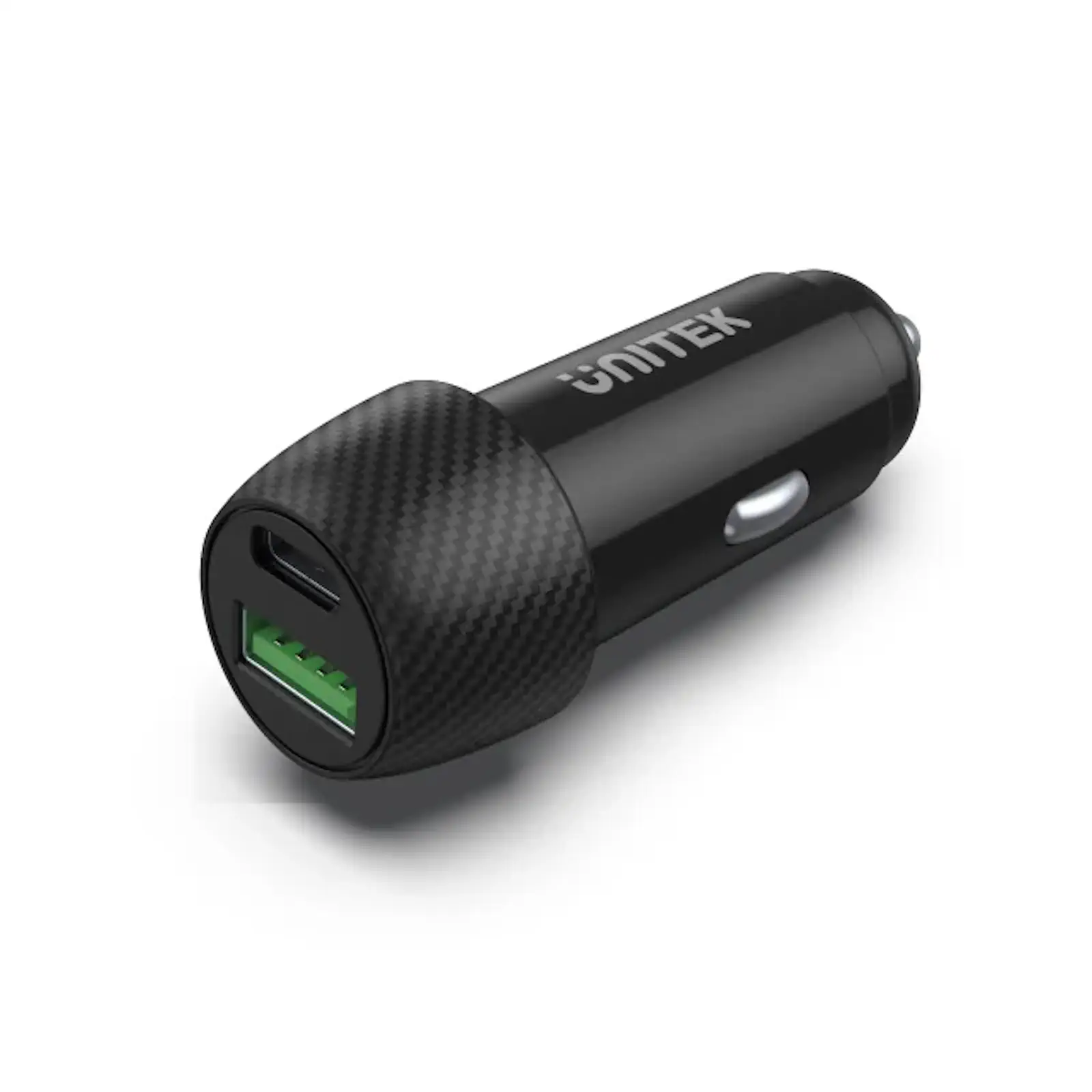 Buy UNITEK Powertrain Duo 38W Two Ports Car Charger with PD and QC Online in Pakistan - UGREEN PK
