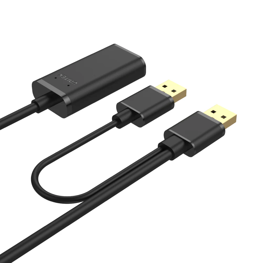 Buy UNITEK USB 2.0 Male to Female Active Extension Cable (20 Meter) Black Online in Pakistan - UGREEN PK
