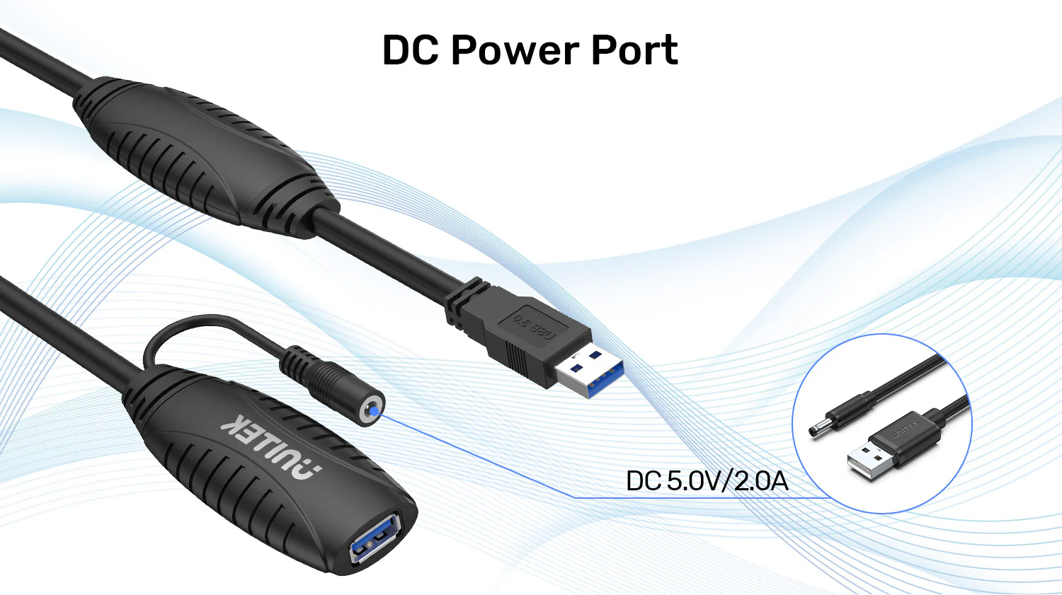 UNITEK USB 3.0 Extension Cable (15 Meter) 2x Signal Boosters DC 5.0V Power Port Buy UNITEK USB 3.0 Extension Cable (15 Meter) 2x Signal Boosters DC 5.0V Power Port Online in Pakistan - UGREEN PK