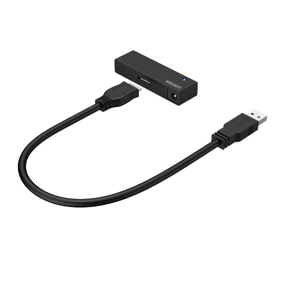 Buy UNITEK USB 3.0 to SATA III Adapter 18TB HDD/SSD Compatibility, Plug & Play, 12V/2A Power Adapter Online in Pakistan - UGREEN PK