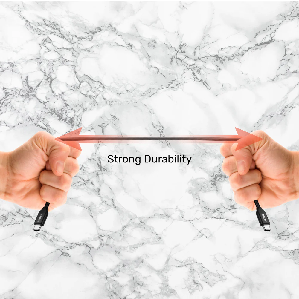 Buy UNITEK USB-C 100W PD Fast Charging Braided Cable (2 Meter) with Data USB 2.0 Online in Pakistan - UGREEN PK