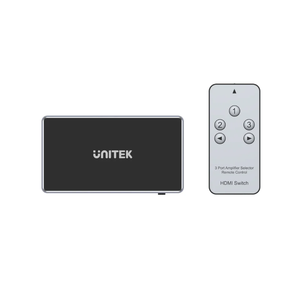 Buy UNITEK 4K HDMI Switch (3 in 1 Out) IR Remote Control Dolby TrueHD & DTS-HD Online in Pakistan - UGREEN PK
