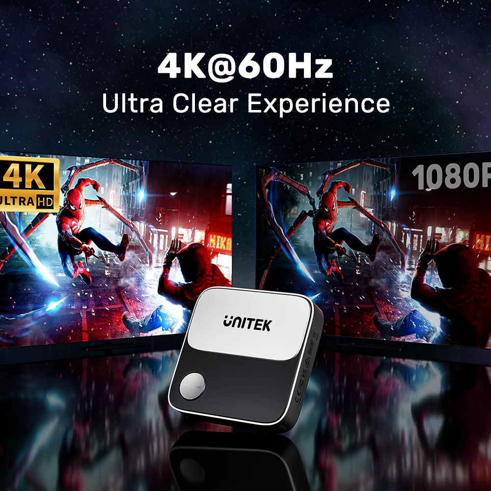 Buy UNITEK 4K Wireless Screen Mirroring Device 4K@60Hz Ultra HD, Plug-and-Play Online in Pakistan - UGREEN PK