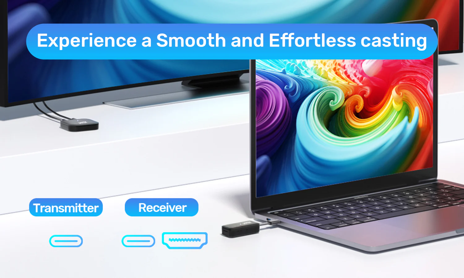 UNITEK USB-C Wireless HDMI Extender TX and RX 50 Meter Range Buy UNITEK USB-C Wireless HDMI Extender TX and RX 50 Meter Range Online in Pakistan - UGREEN PK