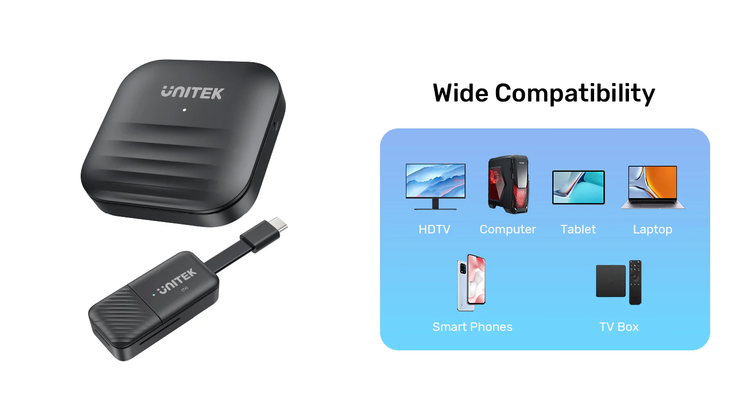 UNITEK USB-C Wireless HDMI Extender TX and RX 50 Meter Range Buy UNITEK USB-C Wireless HDMI Extender TX and RX 50 Meter Range Online in Pakistan - UGREEN PK