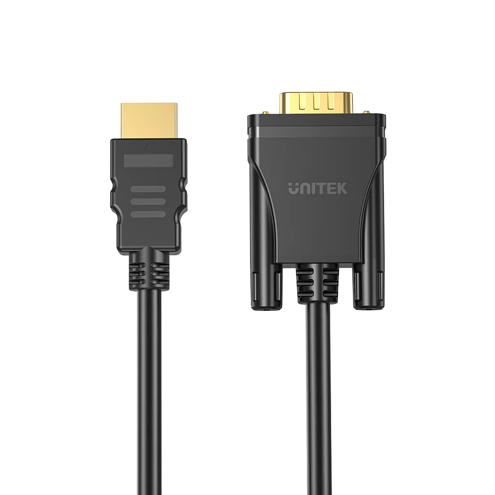 Buy UNITEK HDMI to VGA Cable (2 Meter) Full HD 1080P@60Hz Gold-Plated Connectors Online in Pakistan - UGREEN PK