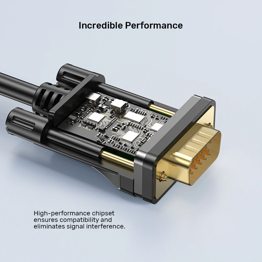 Buy UNITEK HDMI to VGA Cable (2 Meter) Full HD 1080P@60Hz Gold-Plated Connectors Online in Pakistan - UGREEN PK