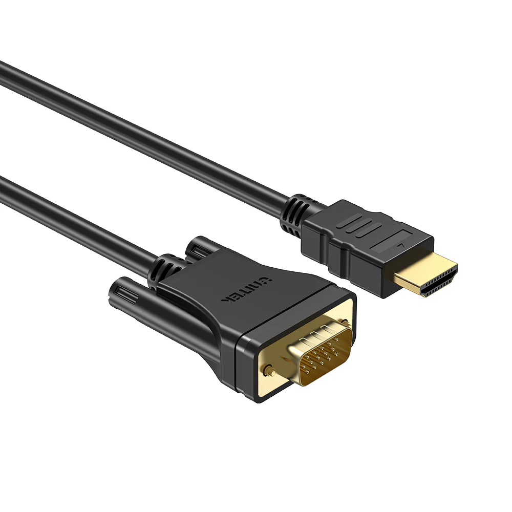Buy UNITEK HDMI to VGA Cable (2 Meter) Full HD 1080P@60Hz Gold-Plated Connectors Online in Pakistan - UGREEN PK