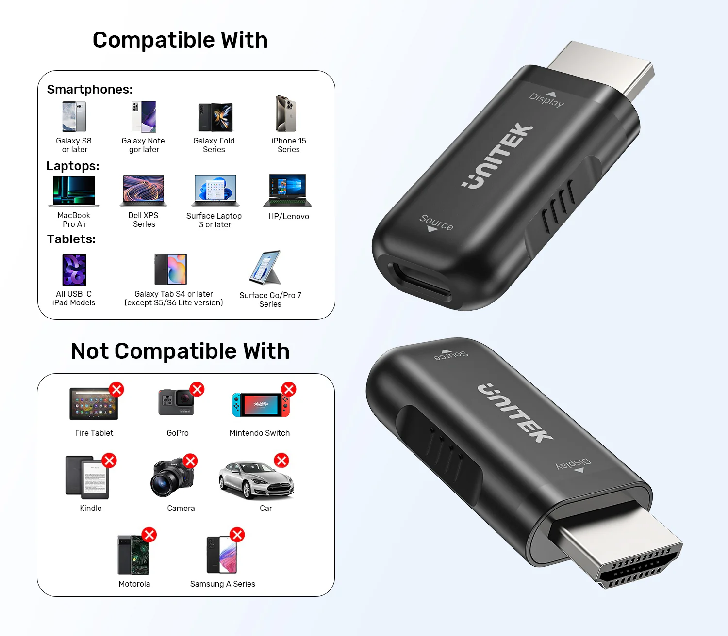 UNITEK USB-C Female to HDMI Male Adapter 4K@60Hz Thunderbolt 3/4 Plug & Play Buy UNITEK USB-C Female to HDMI Male Adapter 4K@60Hz Thunderbolt 3/4 Plug & Play Online in Pakistan - UGREEN PK