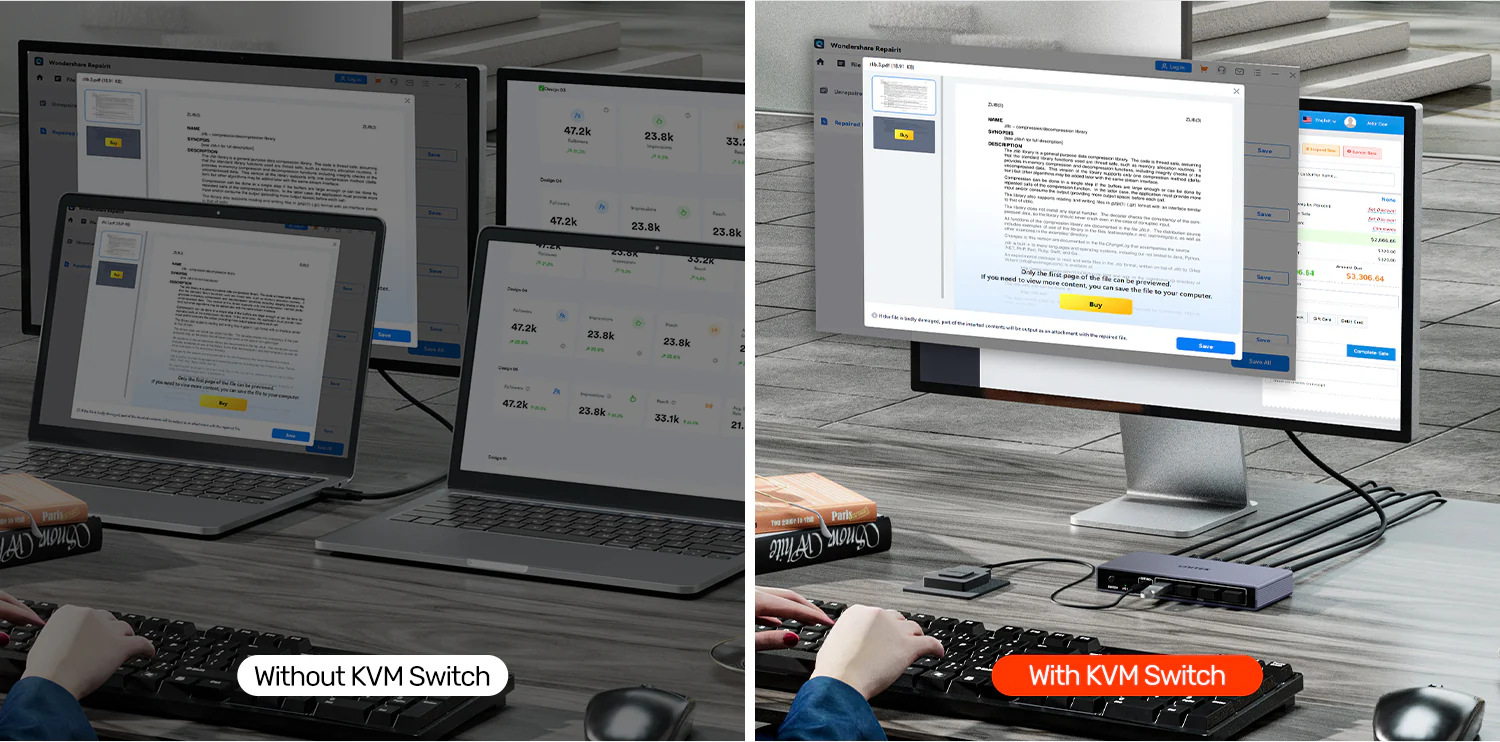 UNITEK HDMI KVM Switch 4K@60Hz, 4x USB 3.0 Ports (5Gbps) Plug-and-Play Buy UNITEK HDMI KVM Switch 4K@60Hz, 4x USB 3.0 Ports (5Gbps) Plug-and-Play Online in Pakistan - UGREEN PK