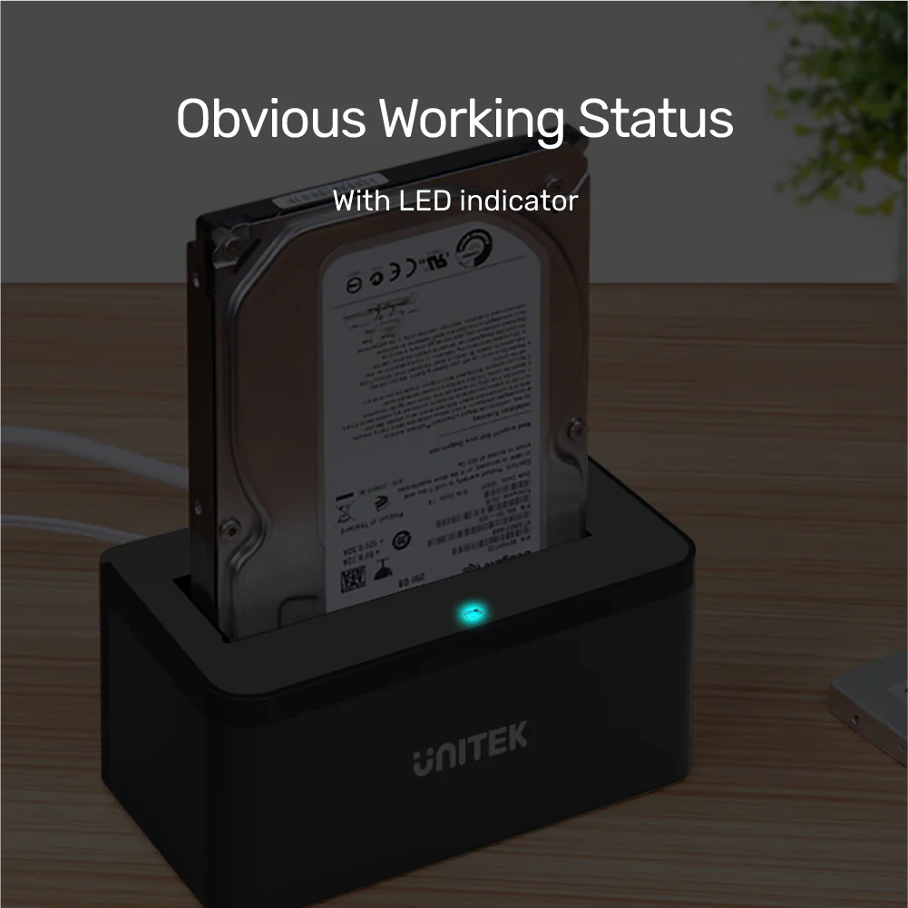 Buy UNITEK USB3.0 to SATA6G Docking Station Supports 2.5"/3.5" HDD/SSD Hot Swappable Online in Pakistan - UGREEN PK