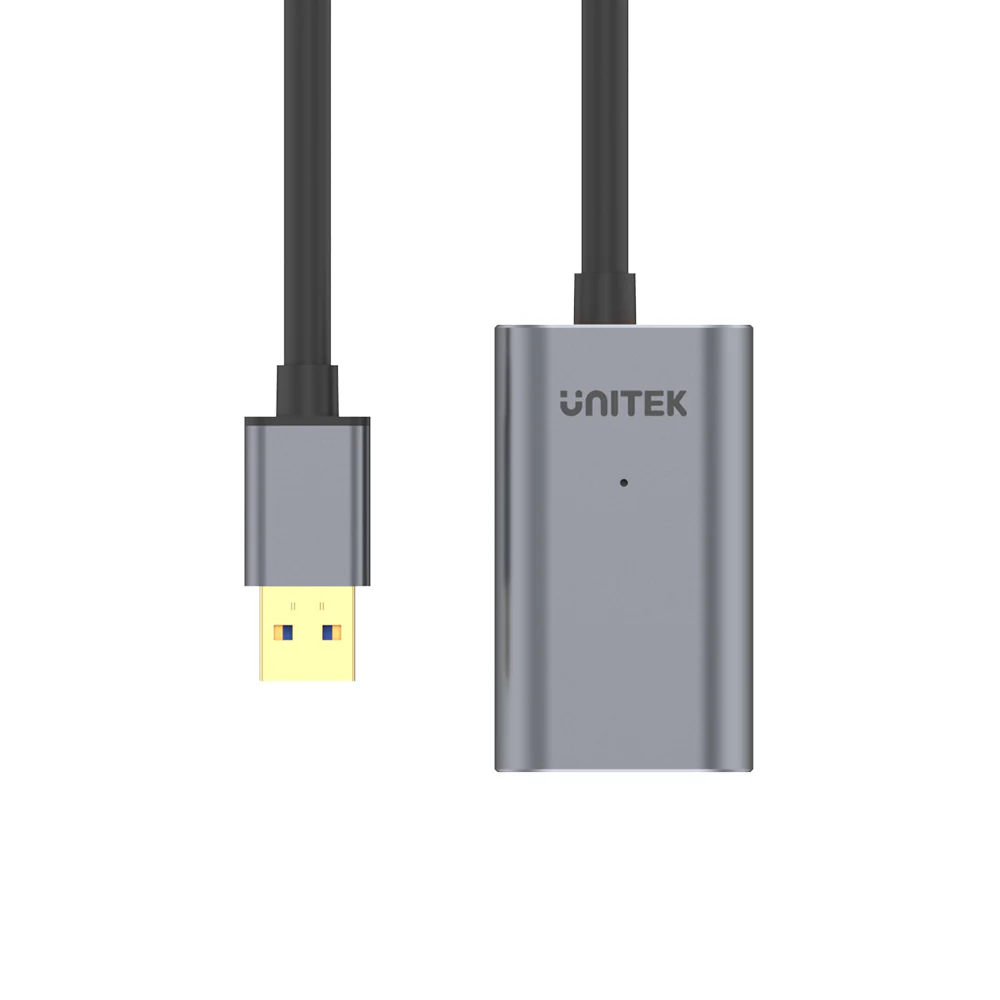 Buy UNITEK USB 3.0 Extension Cable (5 Meter) Signal Booster, Aluminium Housing, Gold-Plated Connector, DC Jack Online in Pakistan - UGREEN PK