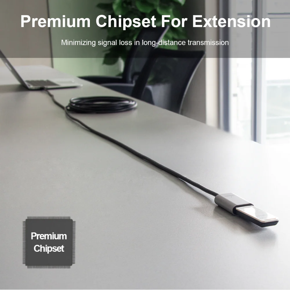 Buy UNITEK USB 3.0 Extension Cable (5 Meter) Signal Booster, Aluminium Housing, Gold-Plated Connector, DC Jack Online in Pakistan - UGREEN PK