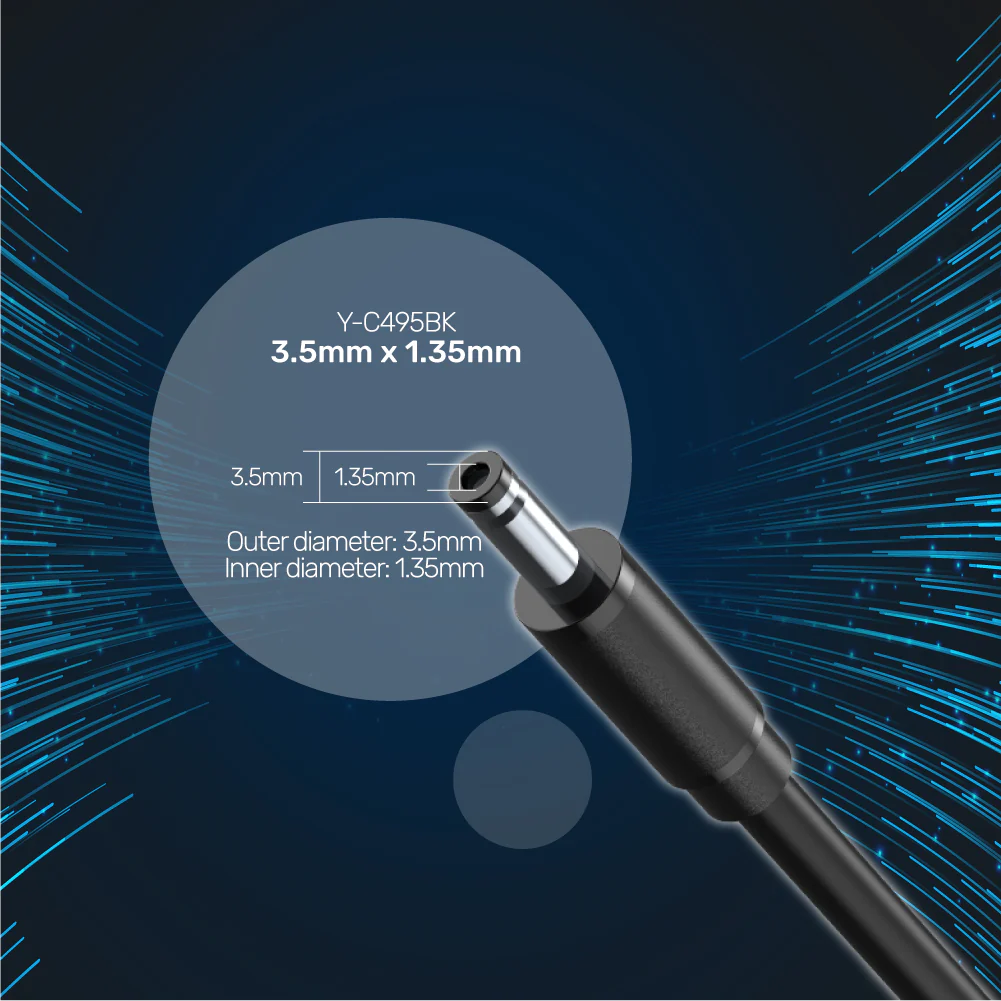 Buy UNITEK USB-A to DC 3.5x1.35mm Power Charging Cable (1 Meter) 15W, 5V/3A, Nickel-Plated Connectors Online in Pakistan - UGREEN PK