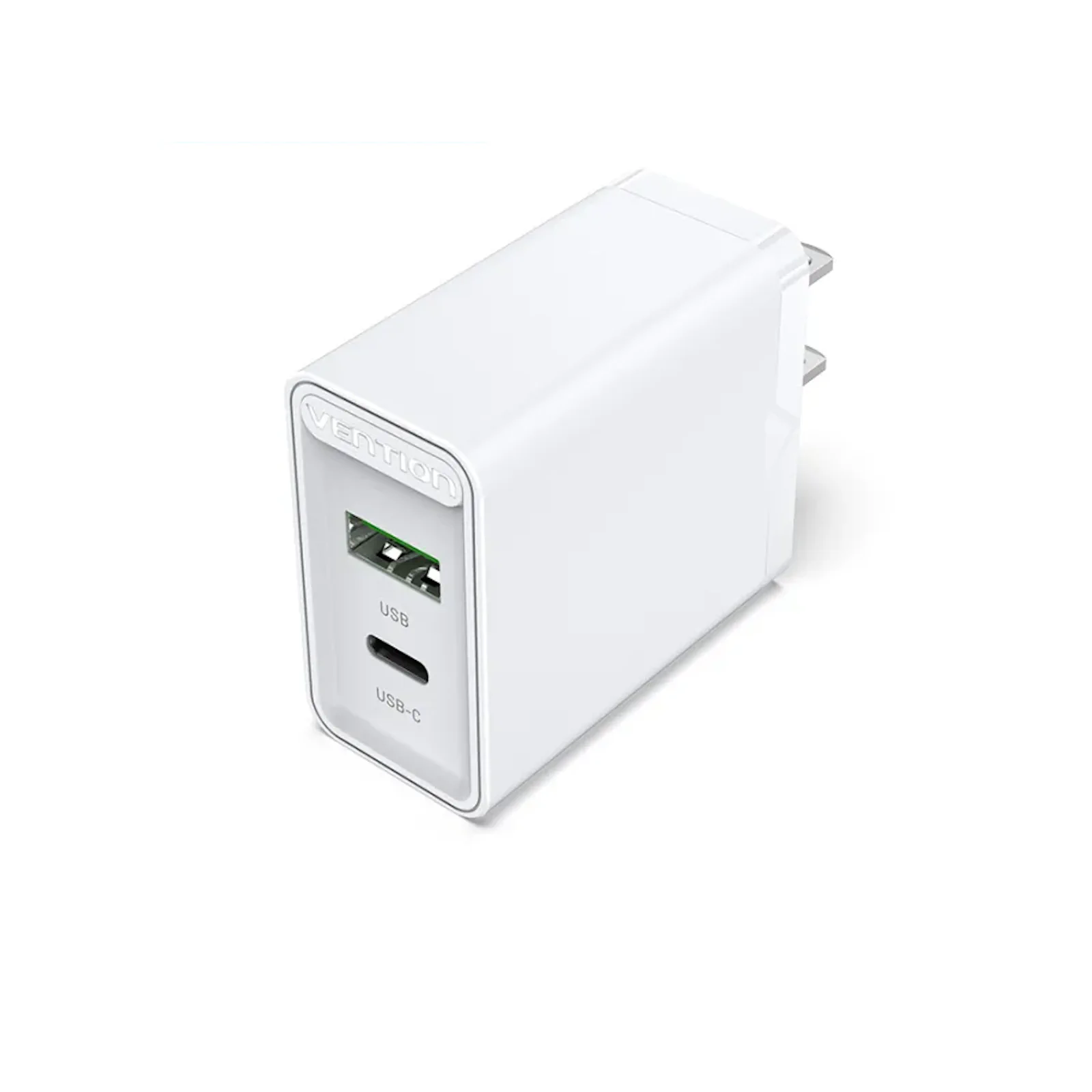 Buy VENTION 20W USB-C & USB-A Fast Charger PD 20W & QC 18W (White) US Plug Online in Pakistan - UGREEN PK