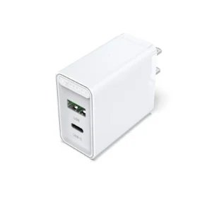VENTION FBBW0-US 38W Dual-Port USB-C & USB-A Wall Charger White