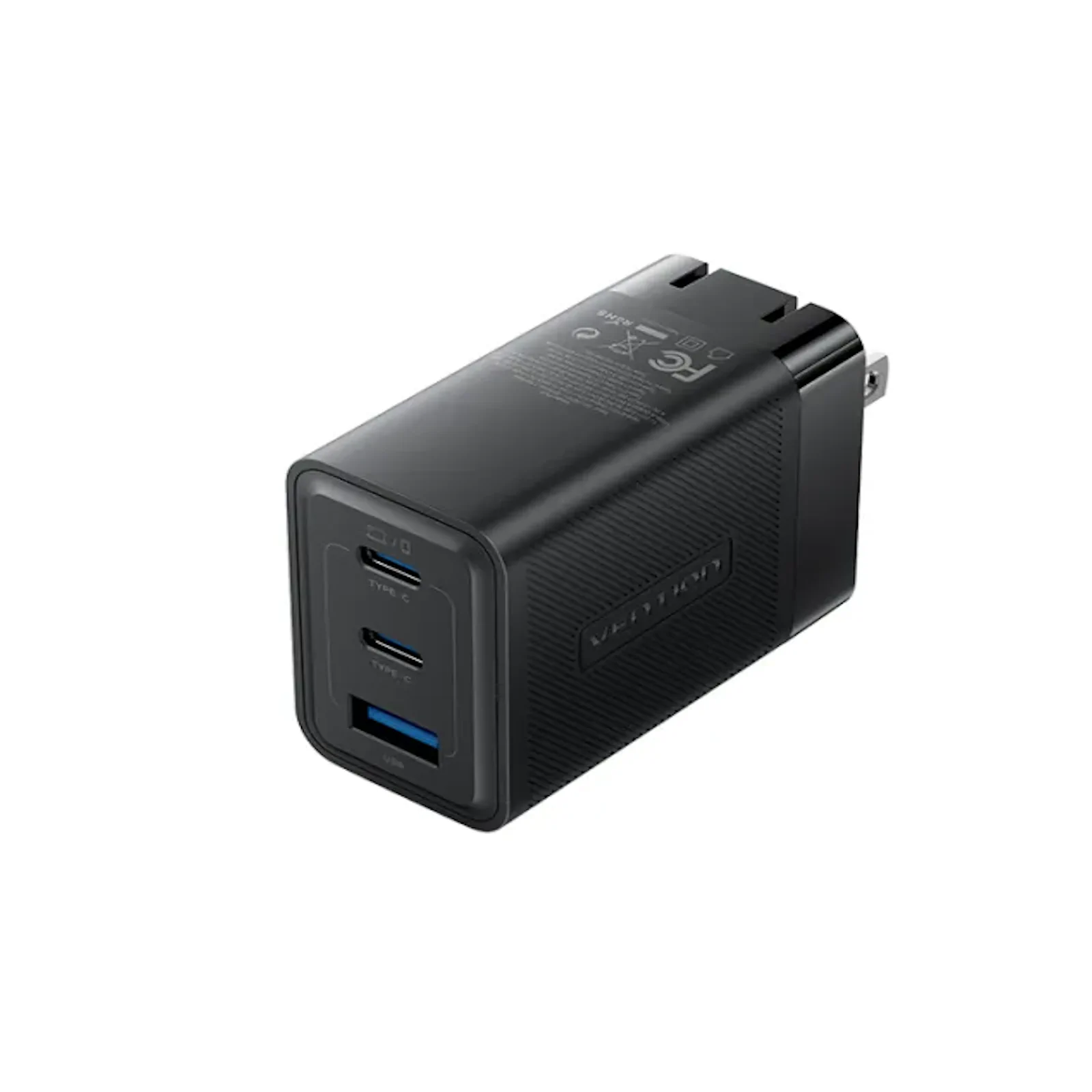 VENTION FERB0-US 65W GaN Charger 3-Port USB-C & USB-A Fast Charger