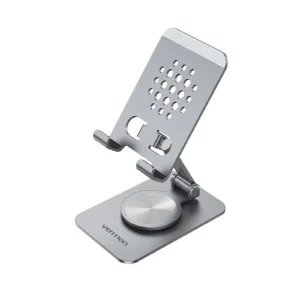 VENTION KSDH0 Articulating Desk Phone Stand 360 Rotatable Aluminum Alloy (Gray)