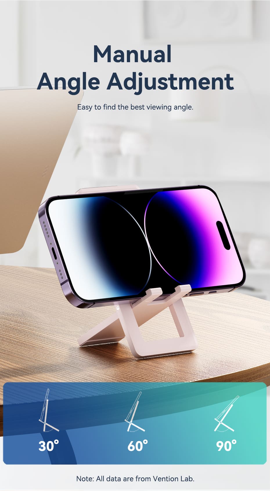 VENTION KSHWO Portable Phone Stand (White) Buy VENTION KSHWO Portable Phone Stand (White) Online in Pakistan - UGREEN PK