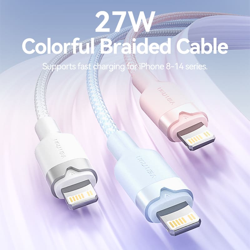 Buy VENTION LALBH USB-C to Lightning Cable (2 Meter) MFi Certified, 3A Fast Charging Online in Pakistan - UGREEN PK