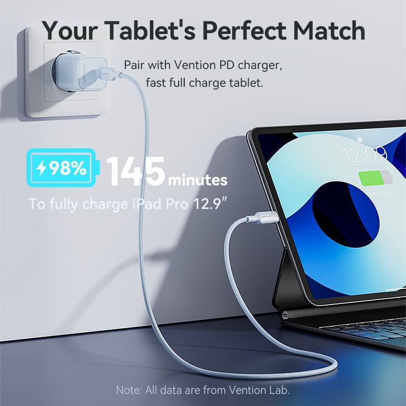 Buy VENTION LALBH USB-C to Lightning Cable (2 Meter) MFi Certified, 3A Fast Charging Online in Pakistan - UGREEN PK