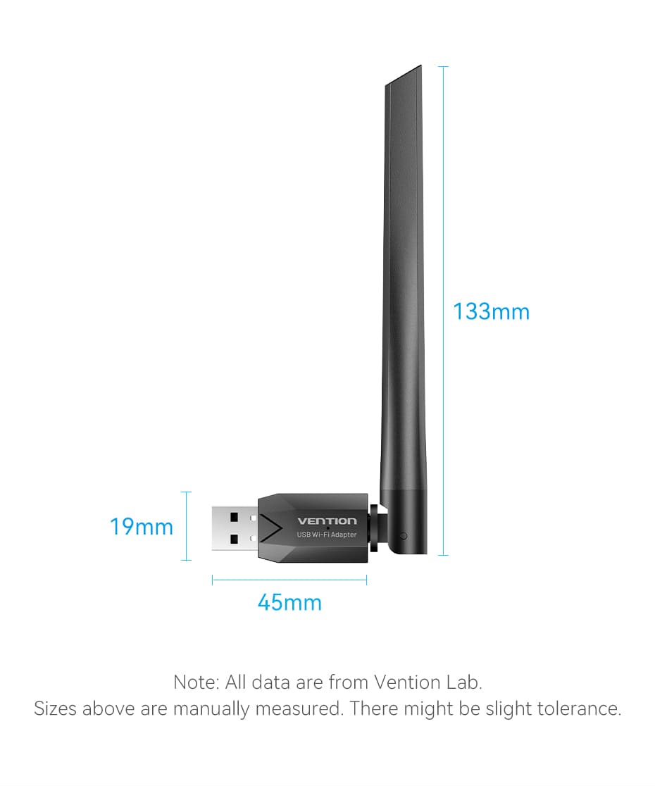 VENTION KDTB0 USB Wi-Fi Adapter 650 Mbps 6dBi High-Gain Antenna Buy VENTION KDTB0 USB Wi-Fi Adapter 650 Mbps 6dBi High-Gain Antenna Online in Pakistan - UGREEN PK