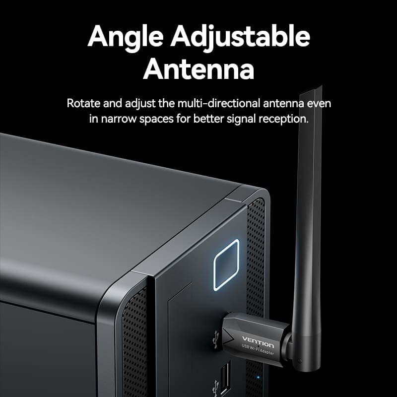 Buy VENTION KDTB0 USB Wi-Fi Adapter 650 Mbps 6dBi High-Gain Antenna Online in Pakistan - UGREEN PK