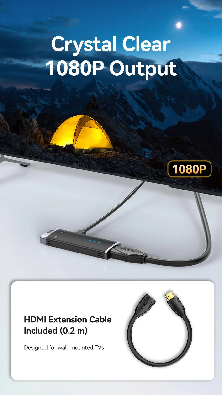 VENTION ADCB0 Wireless HDMI Extender TX and RX 40 Meter Range Buy VENTION ADCB0 Wireless HDMI Extender TX and RX 40 Meter Range Online in Pakistan - UGREEN PK