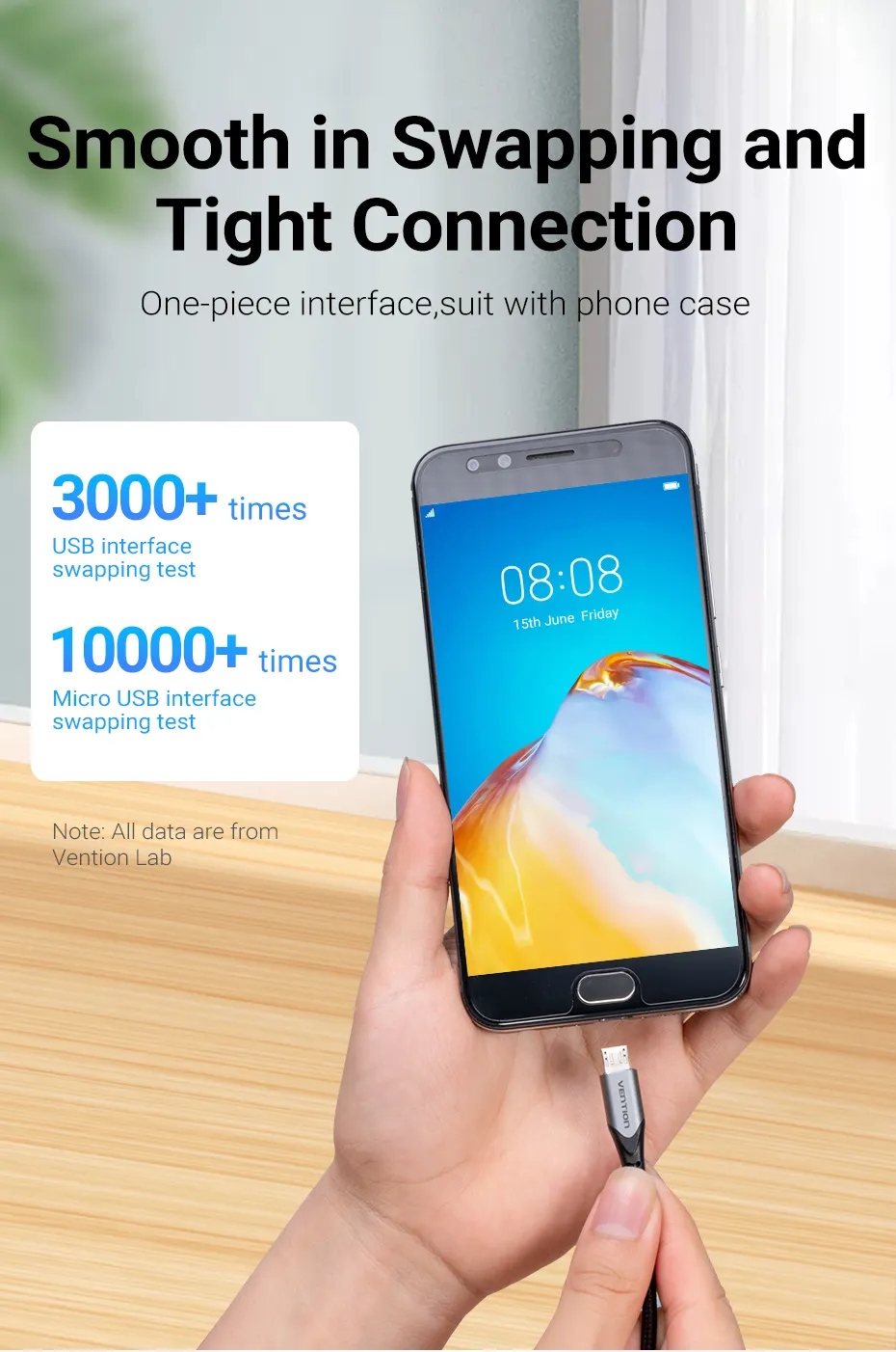 VENTION USB 2.0 A to Micro USB Cable 3A Fast Charging Nylon Braided & 480Mbps Data Transfer Buy VENTION USB 2.0 A to Micro USB Cable 3A Fast Charging Nylon Braided & 480Mbps Data Transfer Online in Pakistan - UGREEN PK