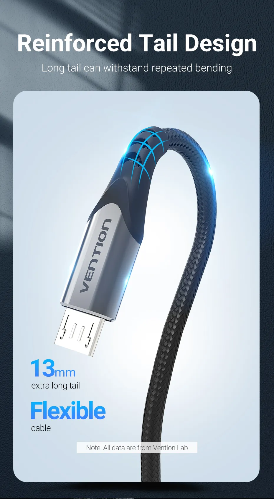 VENTION USB 2.0 A to Micro USB Cable 3A Fast Charging Nylon Braided & 480Mbps Data Transfer Buy VENTION USB 2.0 A to Micro USB Cable 3A Fast Charging Nylon Braided & 480Mbps Data Transfer Online in Pakistan - UGREEN PK