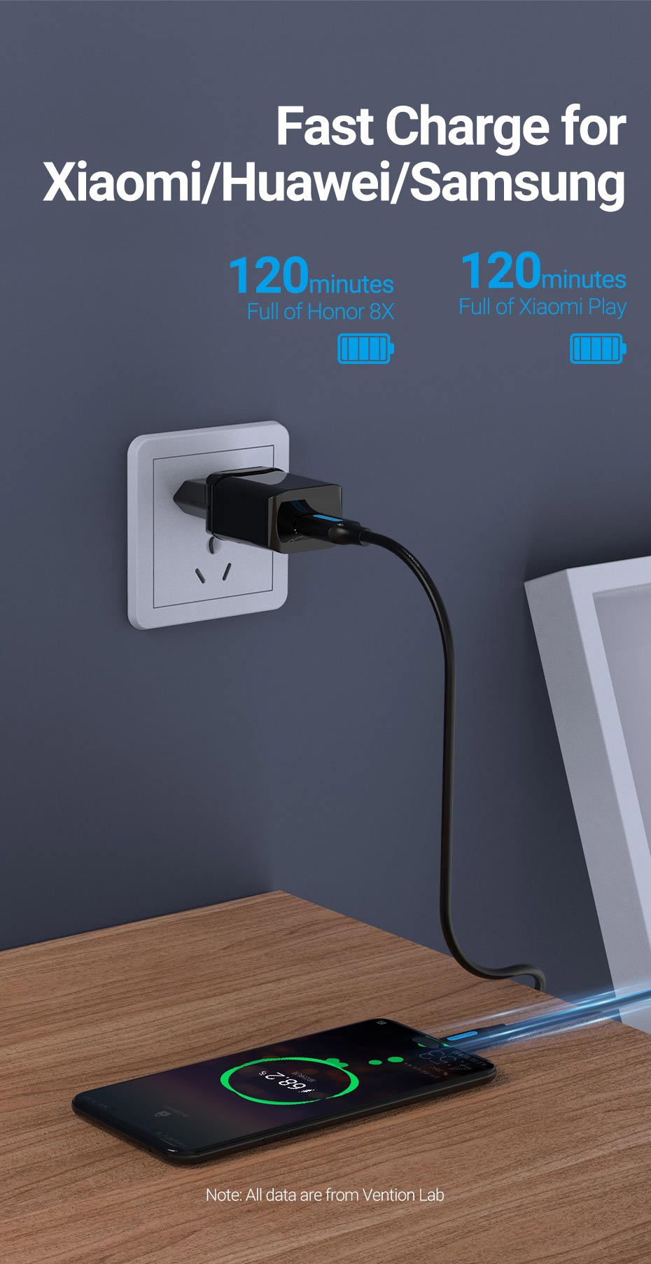 VENTION USB 2.0 A to Micro USB Cable 3A Fast Charging & 480Mbps Data Transfer Buy VENTION USB 2.0 A to Micro USB Cable 3A Fast Charging & 480Mbps Data Transfer Online in Pakistan - UGREEN PK