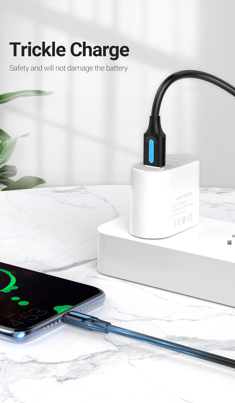 VENTION USB 2.0 A to Micro USB Cable 3A Fast Charging & 480Mbps Data Transfer Buy VENTION USB 2.0 A to Micro USB Cable 3A Fast Charging & 480Mbps Data Transfer Online in Pakistan - UGREEN PK